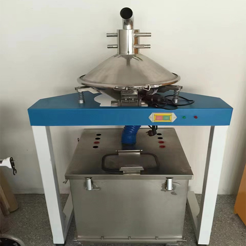 Epoxy and polyester metal powder coating sieve system