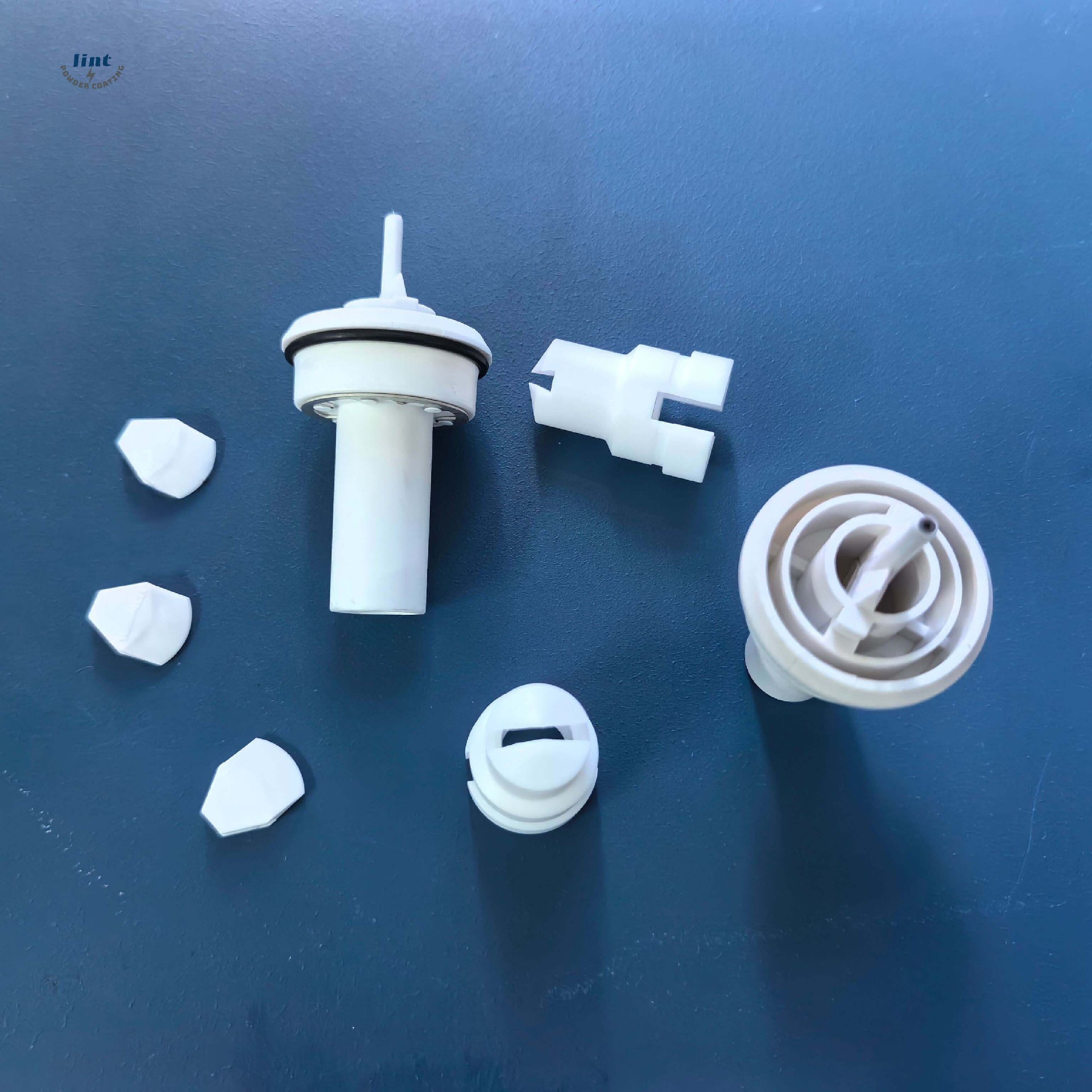 PEA Powder coating spares X1 Flat jet nozzle 2320243 flat electrode holder 2429073 Protective wedge 2420695