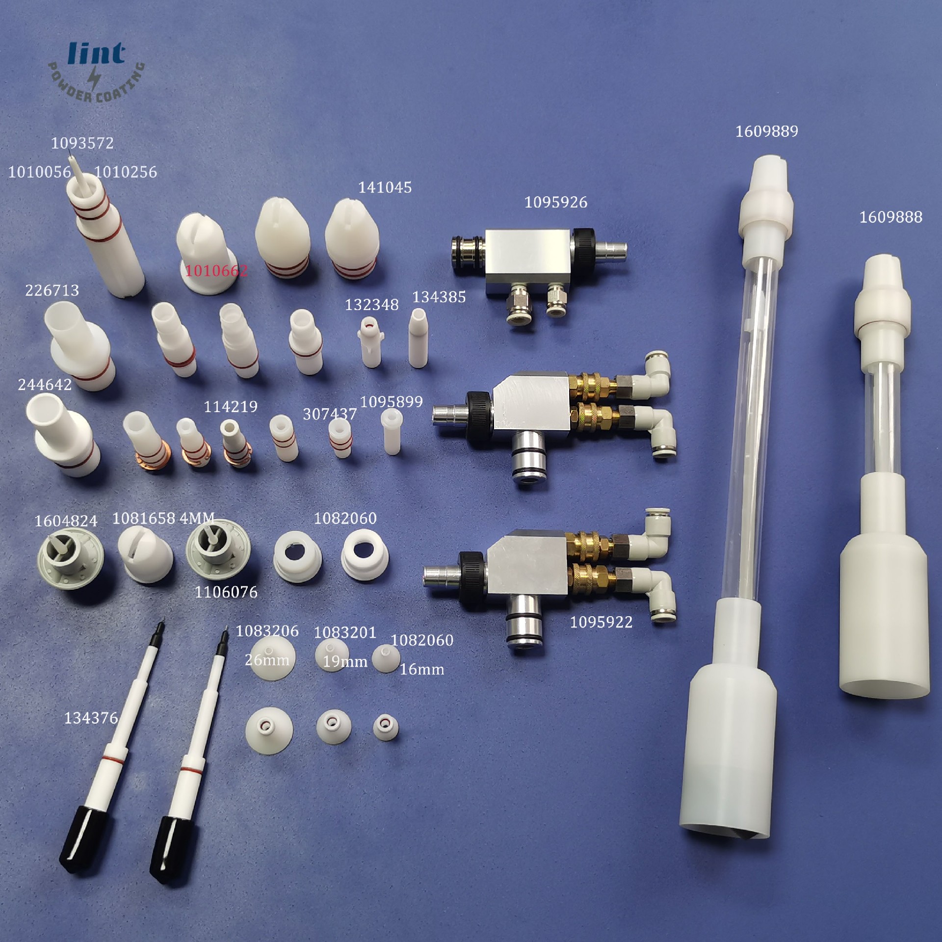 Surecoat Vantage Manual powder spray gun spare parts resistor holder service kit 134376