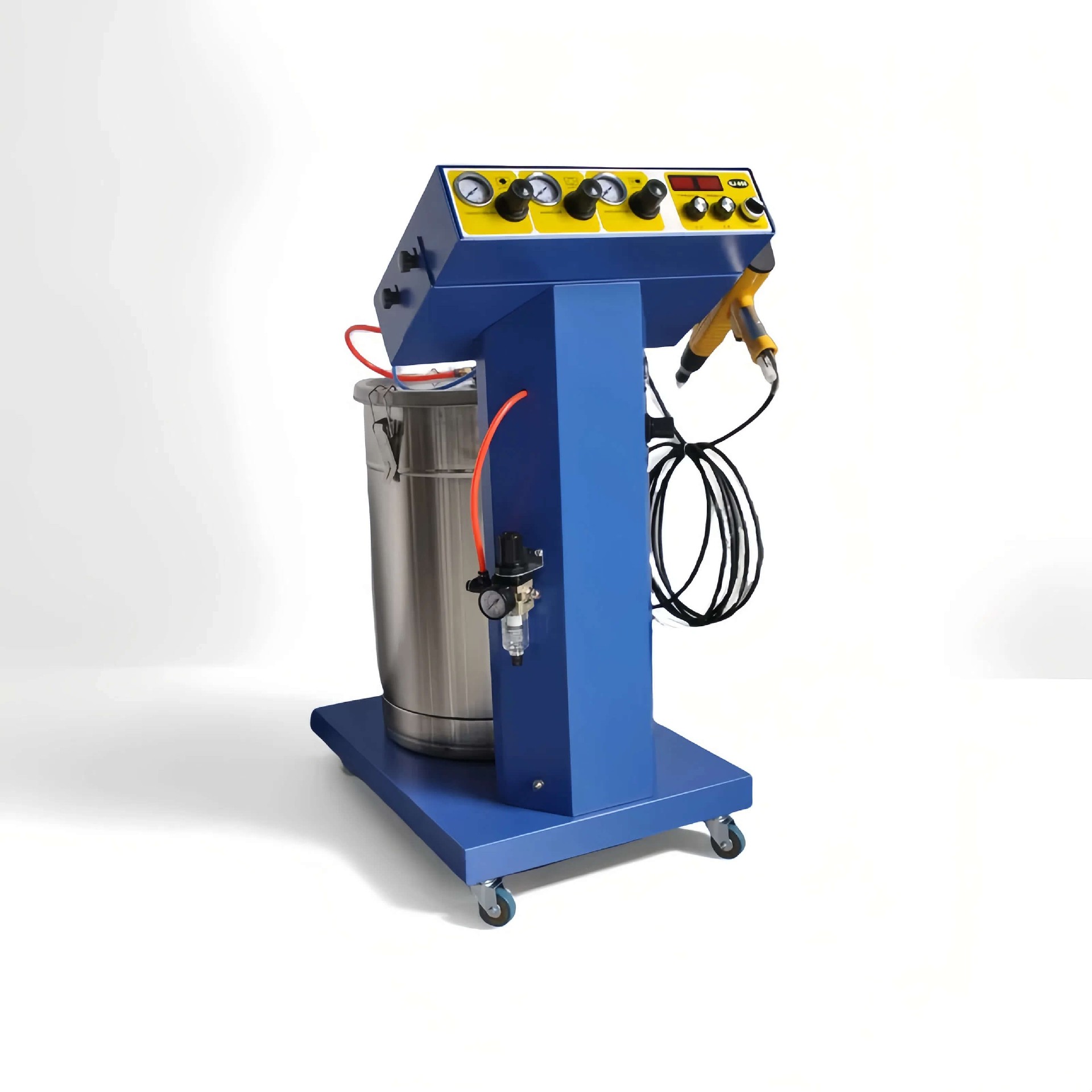 Digital display Fluidized bed Stainless steel Hopper powder coating system LT-888